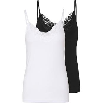 Vero Moda 2 PACK - maieu pentru femei VMINGE Black/white XL