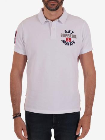 SuperDry Classic Superstate S/S Polo Tricou Alb