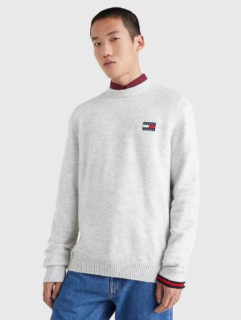 Tommy Jeans Pulover Gri