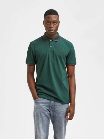 Selected Homme Haze Polo Tricou Verde