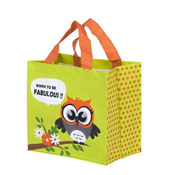 KPPS ECO Owl Bag Owl galbenă