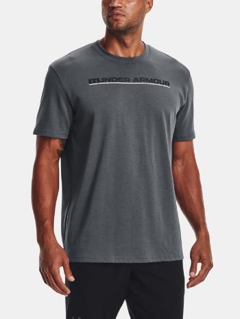 Under Armour UA Outline Symbol Grid SS Tricou Gri