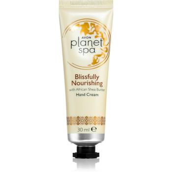 Avon Planet Spa Blissfully Nourishing cremă hrănitoare pentru mâini unt de shea 30 ml