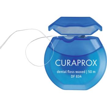 Curaprox Dental Floss Waxed DF 834 Mint ata dentara cu menta 50m