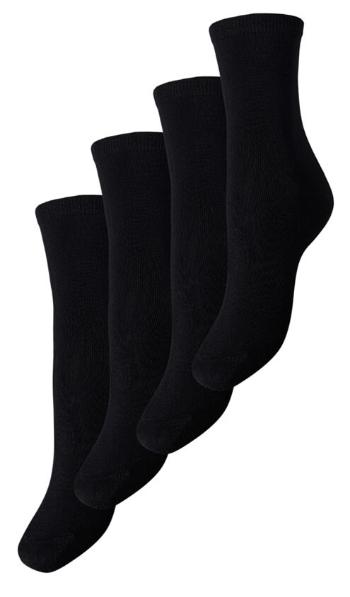 Pieces Set de șosete pentru femei PCELISA 4 PACK SOCKS NOOS Black 36-38