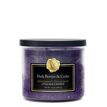 Village Candle Lumânare parfumată în sticlă Dark Berries & Cedar 396 g