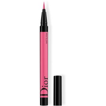 DIOR Diorshow On Stage Liner tuș lichid pentru ochi, tip cariocă impermeabil culoare 851 Matte Pink 0.55 ml