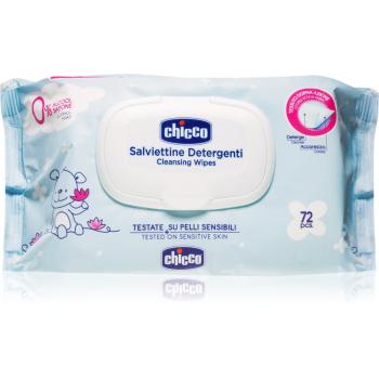 Chicco Cleansing Wipes Blue servetele delicate pentru copii 72 buc