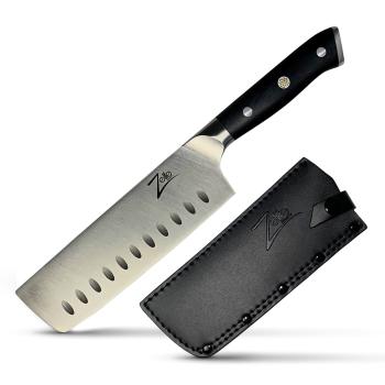 Zelite Infinity by Klarstein Alpha-Royal German 5", set de 4 cuțite pentru steak, 56 HCR, oțel inoxidabil