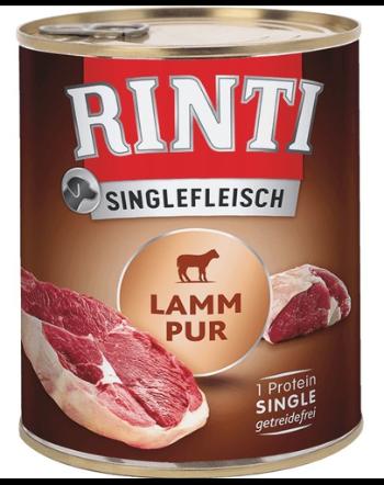 RINTI Singlefleisch Lamb Pure conserva monoproteica, cu miel 800 g