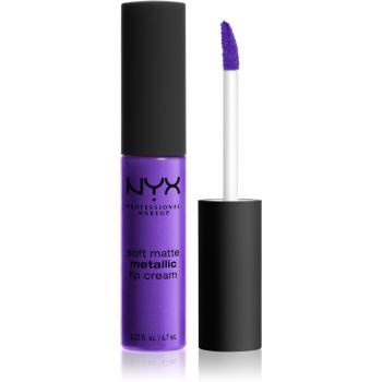 NYX Professional Makeup Soft Matte Metallic Lip Cream ruj de buze lichid cu finisaj metalic mat culoare 05 Havana 6.7 ml