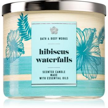 Bath & Body Works Hibiscus Waterfalls lumânare parfumată 411 g