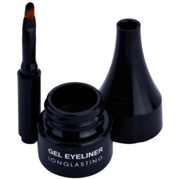 Pierre René Eyes Eyeliner eyeliner-gel impermeabil culoare 01 Carbon Black  2.5 ml
