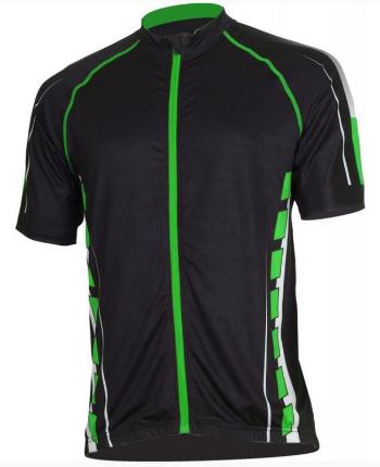 pentru bărbați ciclism jersey Bizioni MD62 negru verde