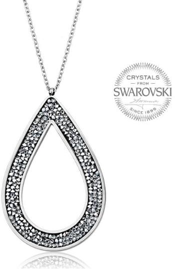 Levien Colier frumos cu cristale SS Rocks Pear 49 crystal