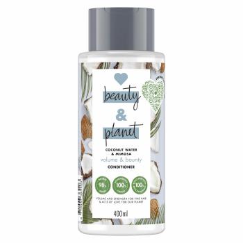 Love Beauty and Planet Balsam pentru păr fin cu apă de cocos și flori de mimoză (Volume and Bounty Conditioner) 400 ml