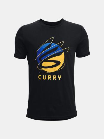 Under Armour UA Curry Symbol SS Tricou pentru copii Negru