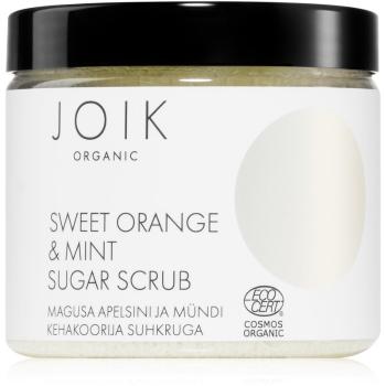 JOIK Organic Sweet Orange & Mint exfoliant de corp cu zahăr 210 g