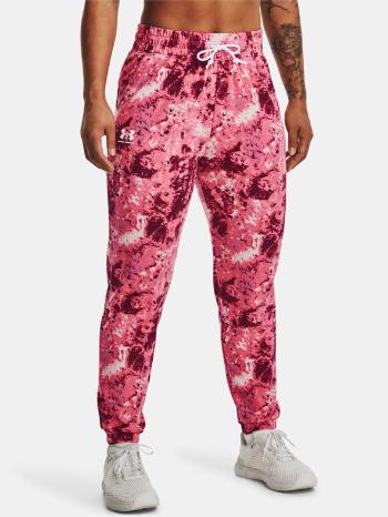 Under Armour Rival Terry Print Pantaloni de trening Roz