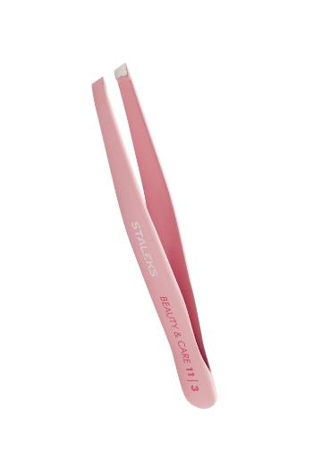 STALEKS Pensetă pentru sprâncene cu vârf lat teșit Beauty & Care 11 Type 3 (Eyebrow Tweezers)