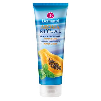 Dermacol Gel de duș Papaia și Mentă Aroma Ritual (Tropical Shower Gel) 250 ml