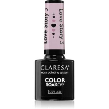 Claresa SoakOff UV/LED Color Love Story lac de unghii sub forma de gel culoare 3 5 g