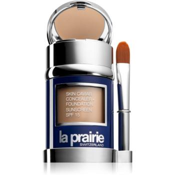 La Prairie Skin Caviar Concealer Foundation make-up si corector SPF 15 culoare Tender Ivory 30 ml