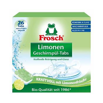 Frosch Tablete de spălat vase Frosch EKO toate în 1 comprimate cu 26 de lămâie