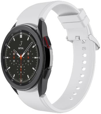 4wrist Curea pentru Samsung Watch4 - White Band