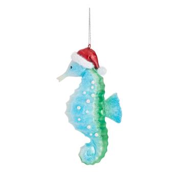 Ornament de Crăciun din sticlă Seahorse – Sass & Belle