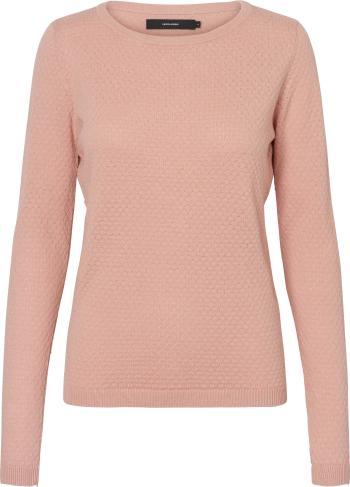 Vero Moda Pulover pentru femei VMCARE Regular Fit 10136644 Misty Rose L