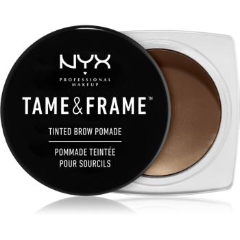 NYX Professional Makeup Tame & Frame Brow pomadă pentru sprâncene culoare 02 Chocolate 5 g