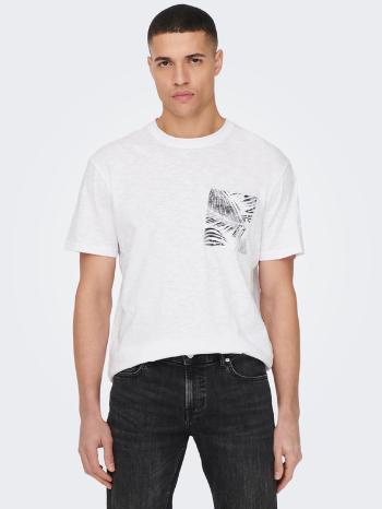 ONLY & SONS Perry Tricou Alb