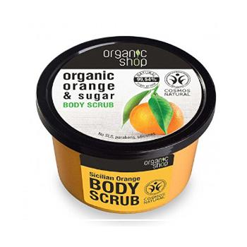 Organic Shop Peeling de zahăr tonifiant Organic Orange &amp; Sugar (Body Scrub) 250 ml