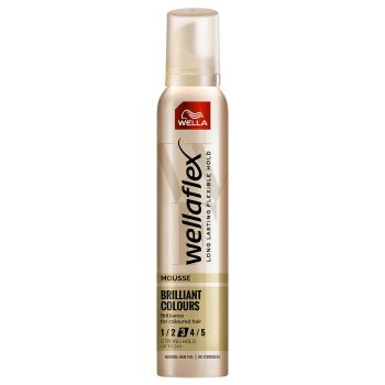 Wella Spumă de fixare pentru păr vopsit Wellaflex Brilliant Colors (Mousse) 200 ml