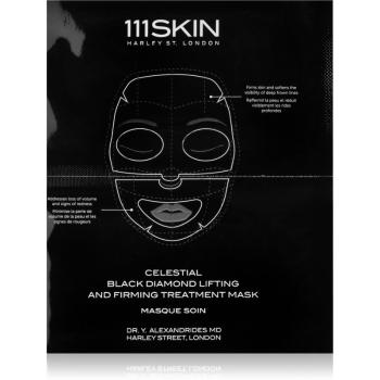 111SKIN Celestial Black Diamond mască textilă cu efect de lifting 30 ml