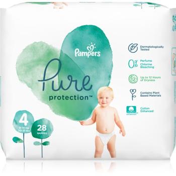 Pampers Pure Protection Size 4 scutece (9-14 kg) 28 buc