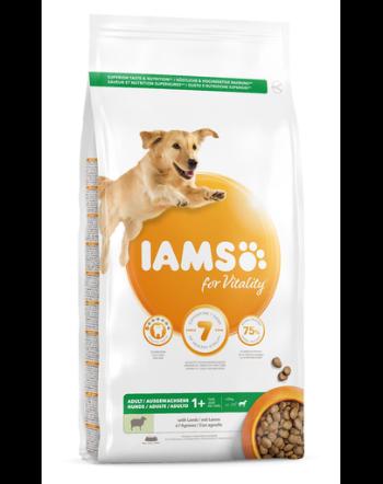 IAMS For Vitality Hrana uscata cu miel pentru cainii adulti de talie mare 12kg