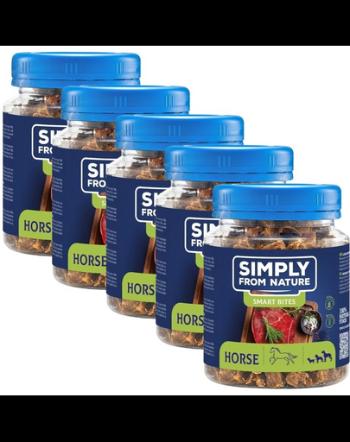 SIMPLY FROM NATURE Smart Bites recompense dresaj caini 5x130 g din cal