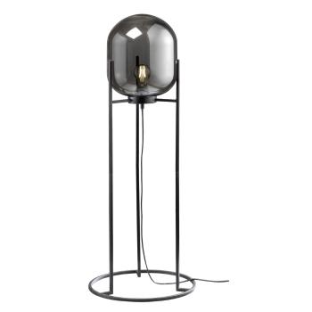 Lampadar negru cu abajur din sticlă (înălțime 97 cm) Regi – Fischer & Honsel