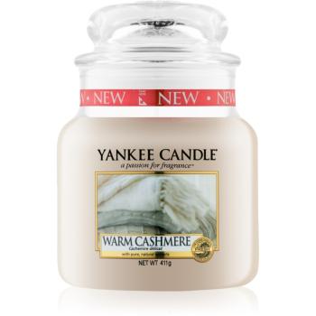 Yankee Candle Warm Cashmere lumânare parfumată Clasic mare 411 g