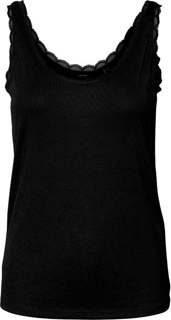 Vero Moda Tricou pentru femei VMGEMMA Regular Fit 10265013 Black XL