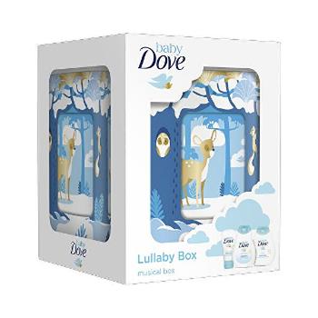 Dove Set cosmetic pentru îngrijirea completă a pielii bebelușilor , cu jucărie (Lullaby Box)