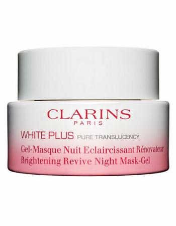 Clarins Mască de față de noapte White Plus (Brightening Revive Night Mask-Gel) 50 ml