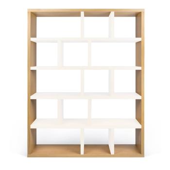 Bibliotecă alb-natural 150x198 cm Berlin – TemaHome