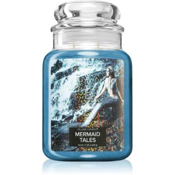 Village Candle Mermaid Tales lumânare parfumată  (Glass Lid) 602 g