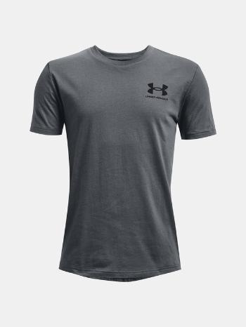 Under Armour UA Sportstyle Left Chest SS Tricou pentru copii Gri