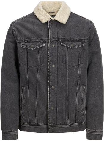 Jack&Jones Jachetă din denim pentru bărbați JJIJEAN 12213199 Grey Denim S