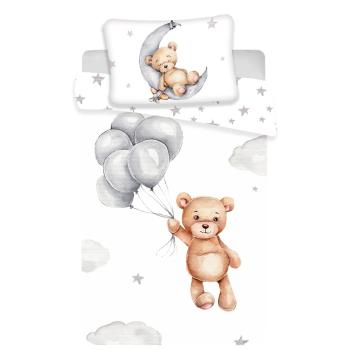 Lenjerie de pat pentru copii din bumbac pentru pătuț 100x135 cm Teddy Bear – Jerry Fabrics