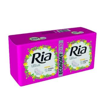 Ria Servetele sanitare ultra-subtiri pentru normala si menstruatia mai puternic Ultra Silk Normal Plus 10 buc.